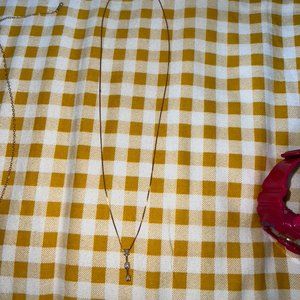 Gold Chain Necklace with pendant